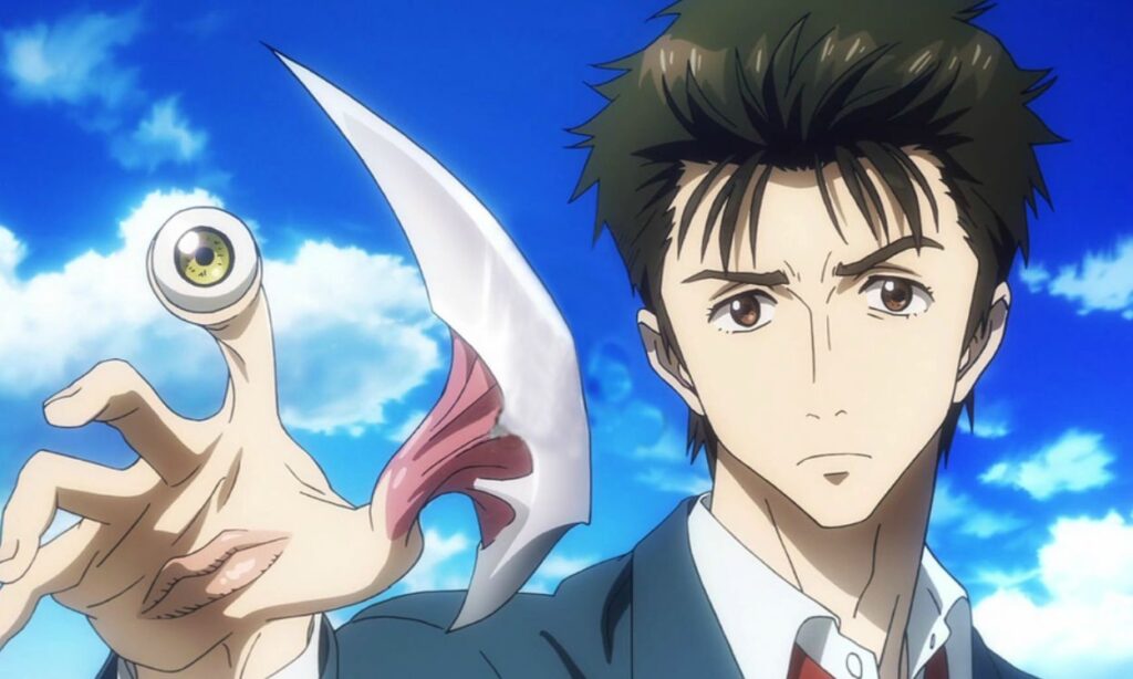 Shinichi and Migi from Parasyte: The Maxim